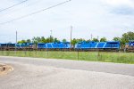 NS 3998 and others are stored next to DeButts Yard 